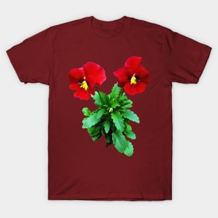 Pansies - Red Pansy Duo T-Shirt